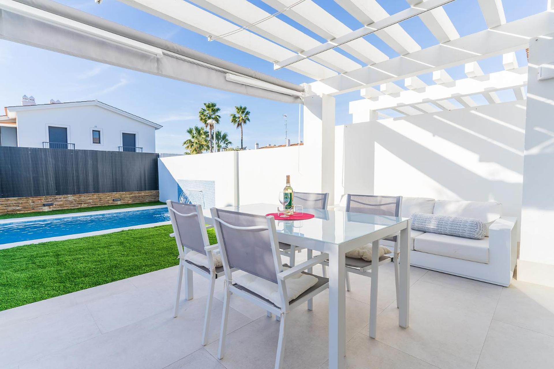 Pareado Con Piscina En El Rompido Villa Kültér fotó