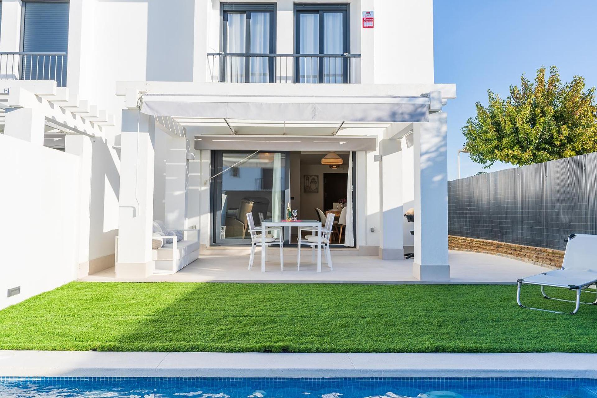 Pareado Con Piscina En El Rompido Villa Kültér fotó